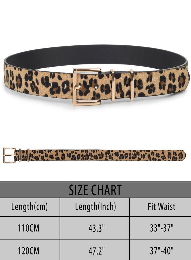WAYLIT Leopard Print Belts For Women Leopard-Belt - Cheetah Belts For Women - Image 3